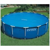 Intex Bâche à bulles ronde pour piscines diamètre 4,57 m Intex