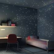 Micasia - Sticker mural Starry Sky 250pcs Set Dimension: 21cm x 52cm