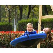 Nest Garden Swing, Balançoire pour enfants pour aire de jeux de jardin intérieure, Capacité 100 kg - Aqrau