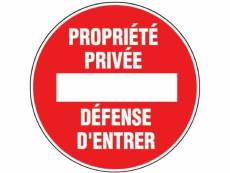 Novap - disque ø18 cm "propriété privée defense