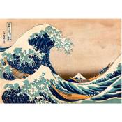 Papier peint adhésif Hokusai, la grande vague au large