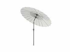 Parasol rond inclinable totoro crème