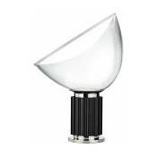 Petite lampe de table design en métal noir Taccia - Flos