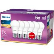 Philips - ampoule led Standard E27 75W Blanc Chaud