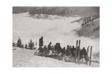 Photo ancienne noir et blanc montagne n°88 alu 30x45cm