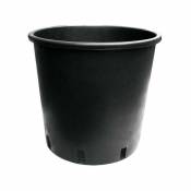 Pot rond en plastique noir 15 l 26.5x30.5 cm