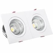 Spot led Downlight Rectangulaire Double New Madison
