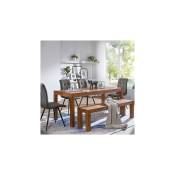 Table à manger 120x60x76 cm en bois de sheesham massif