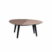 Table basse Tweed Mini / Medium - 96 x 99 cm - Zanotta bois naturel en bois