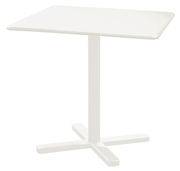 Table pliante Darwin / 80 x 80 cm - Emu blanc en métal