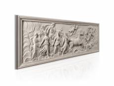 Tableau personnages relief: apollo and muses taille 150 x 50 cm PD11954-150-50