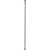 Tendance - barre de douche aluminium coloris gris 110-200 cm