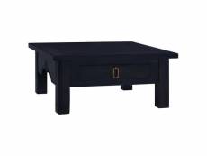 Vidaxl table basse café noir clair 68x68x30 cm bois