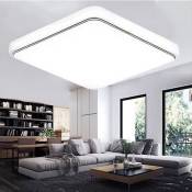 24W LED Plafonnier Moderne Blanc Super Lumineux Carré