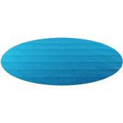 Bâche solaire pour piscine 549cm bleu ronde Oskar