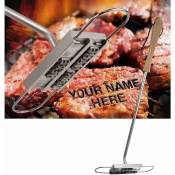 BBQ barbecue Grill Branding fer avec 55 lettres amovibles