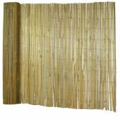 Clôture d'intimité Anti-regard En bambou Différentes hauteurs Brésil 150 x 300 cm - Marron