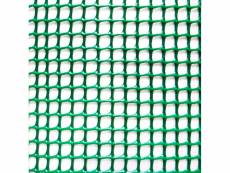 Filet de protection vert 300gr/m2 1x25mts 05 (c-104) 4,5x4,5 mm E3-75940