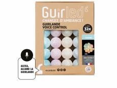 Guirlande boule lumineuse 32 led voice control - licorne