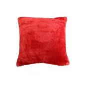Homemaison - Housse de coussin douceur Rouge 40x40 cm - Rouge