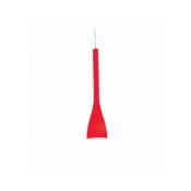 Ideal Lux - Suspension Rouge flut 1 ampoule Diamètre 40 Cm - Rouge