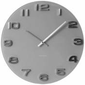 Karlsson - Horloge ronde Vintage Gris Gris