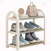 Kinsi - Petite étagère à Chaussures à 3 Niveaux