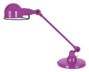 Lampe de table Signal / 1 bras - L 40 cm - Jieldé violet en métal