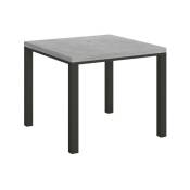Les Tendances - Petite table carrée 90-90cm extensible