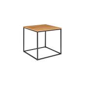 M-s - Table d'appoint carrée 45x45 cm en chêne -