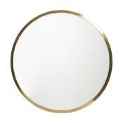 Miroir rond en laiton 90 cm - Cosydar