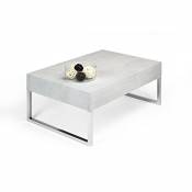 MOBILI FIVER, Table Basse, Evo XL, Ciment, 90 x 60