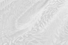 Nappe blanche, Ronde à motifs, en damas - 305 cm