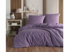 "parure de lit uni - violet dimensions - 220x240" PAR_UNI_VIO220