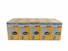 Philips Pack De 10 Ampoules À Incandescence Opaques/Mates