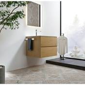 Porte-serviettes auto-adhésif HH21 pour meubles de salle de bain - couleur sélectionnable Acier brossé - Bernstein