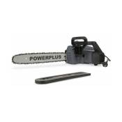 Powerplus Tronçonneuse électrique POWEG10110 - 2200 W, Guide de 400 mm, Lubrification Automatique de Chaоne, Outillage de Jardin