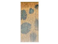Rideau de porte Bâtonnets de bambou peints, dessin