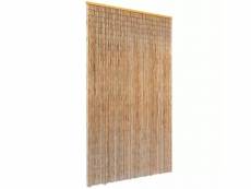 Rideau de porte contre insectes bambou 120 x 220 cm