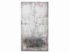 Tableau abstrait blanc-gris-rose - l 10 x l 5 x h 185 cm
