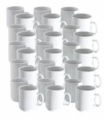 Van well lot de 36 tasses à café - 28 cl porcelaine