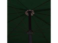 Vidaxl parasol de jardin avec mât 200x130 cm vert