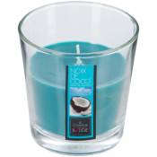 Bougie parfumée Nina noix de coco 90g - Atmosphera créateur d'intérieur - Turquoise