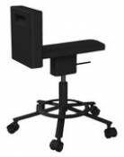 Chaise à roulettes 360° Chair - Magis noir en plastique