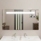 Cuisibane - Miroir lumineux elegance 140x80 cm - sans