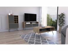 Ensemble vegas, meubles télévisés + centre + table
