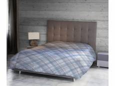 Homemania courtepointe kevin - géométrique, simple, hiver - pour le lit -multicolore en microfibre, 170 x 250 cm