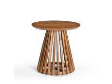 Jambi - table d'appoint ronde en bois massif ø50cm