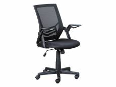Jian - fauteuil de bureau tissu mesh coloris noir
