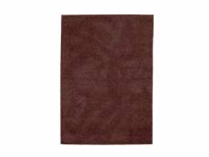 Loft shaggy - tapis à poils longs toucher laineux chocolat 160x230